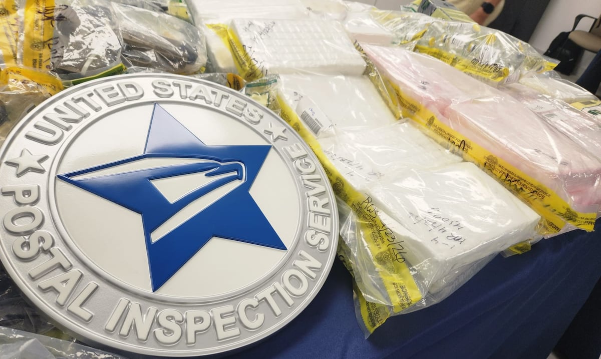 Golpe al narcotráfico postal: interceptan más de 556 kilos de cocaína en paquetes enviados de Puerto Rico a Estados Unidos