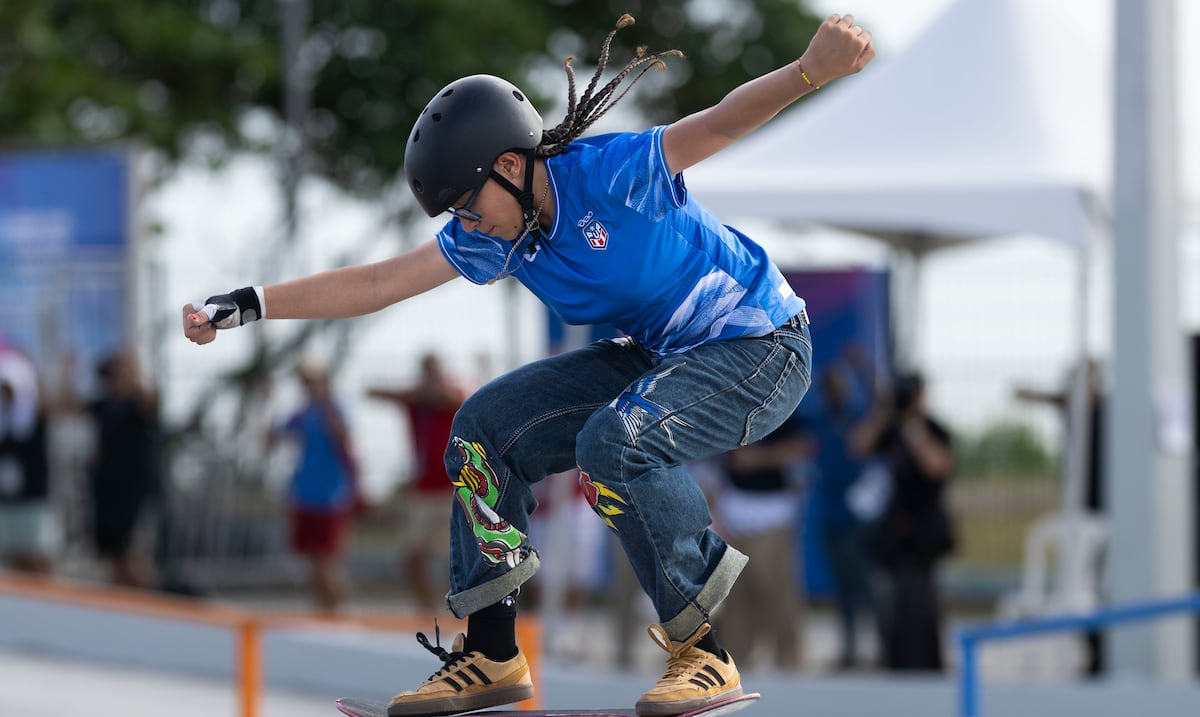 Esmeralda Butler, de 13 años, gana oro en skateboard en los Juegos Centroamericanos 2026