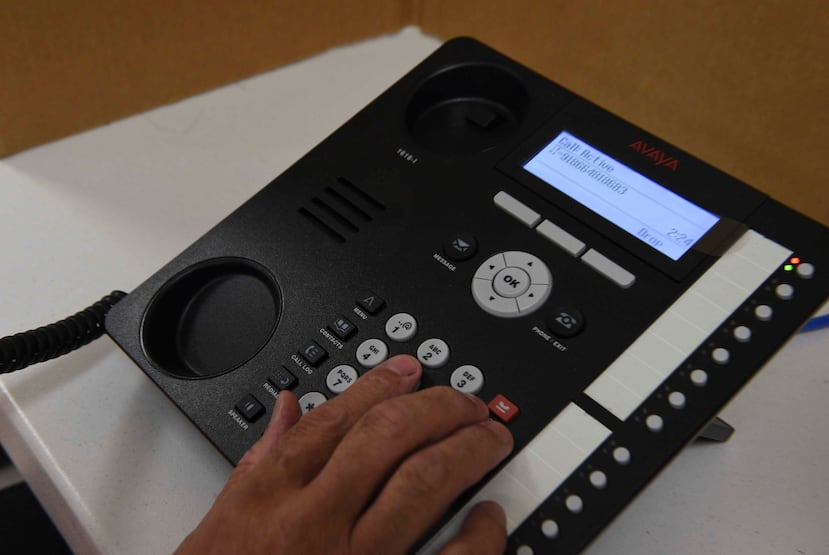 Este es el modelo del teléfono que se utilizó en las pasadas primarias para el voto telefónico. Para el voto domiciliario de los no videntes se utilizará un celular. (Archivo / GFR Media)