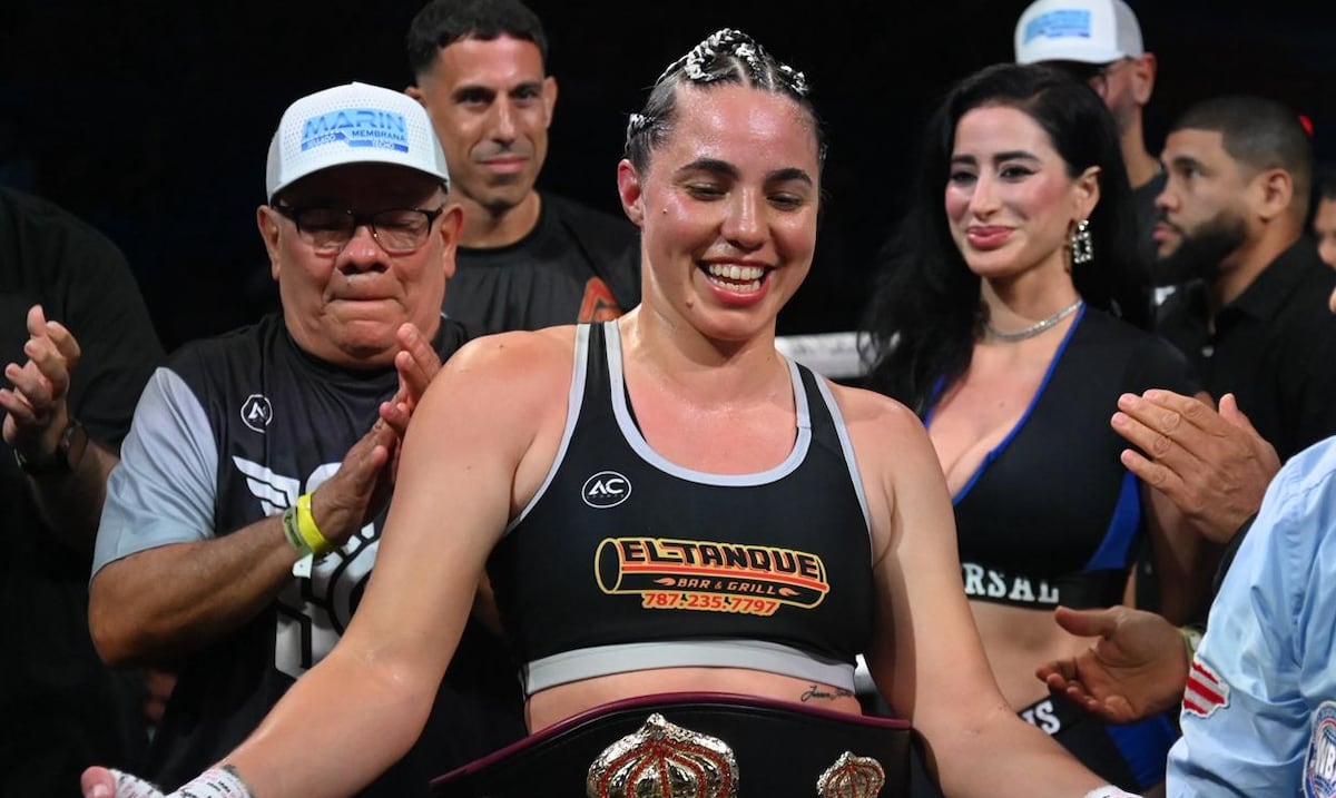 Stephanie Piñeiro ya está en Gales para su pelea titular ante Lauren Price