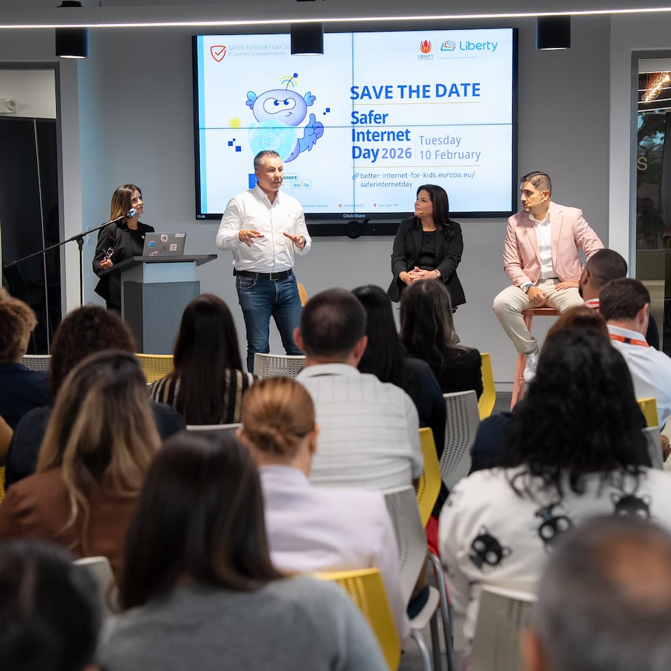 Liberty marcó el Safer Internet Day con un panel para empleados, liderado por el director de seguridad informática Felipe Ruiz.