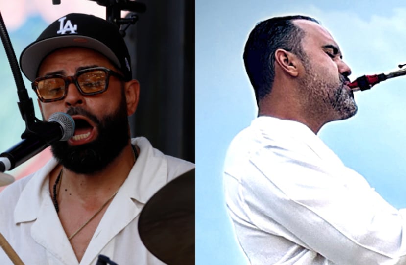 Los músicos y compositores David Rivera, a la izquierza, y Edgar Abraham, mostrarán su talento en el evento Heineken Ventana al Jazz.