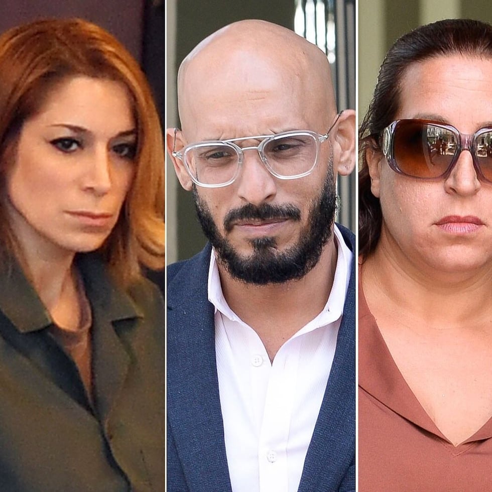 From left, Áurea Vázquez Rijos, José Ferrer Sosa and Marcia Vázquez Rijo were sentenced to life imprisonment for the murder of Adam Anhang.