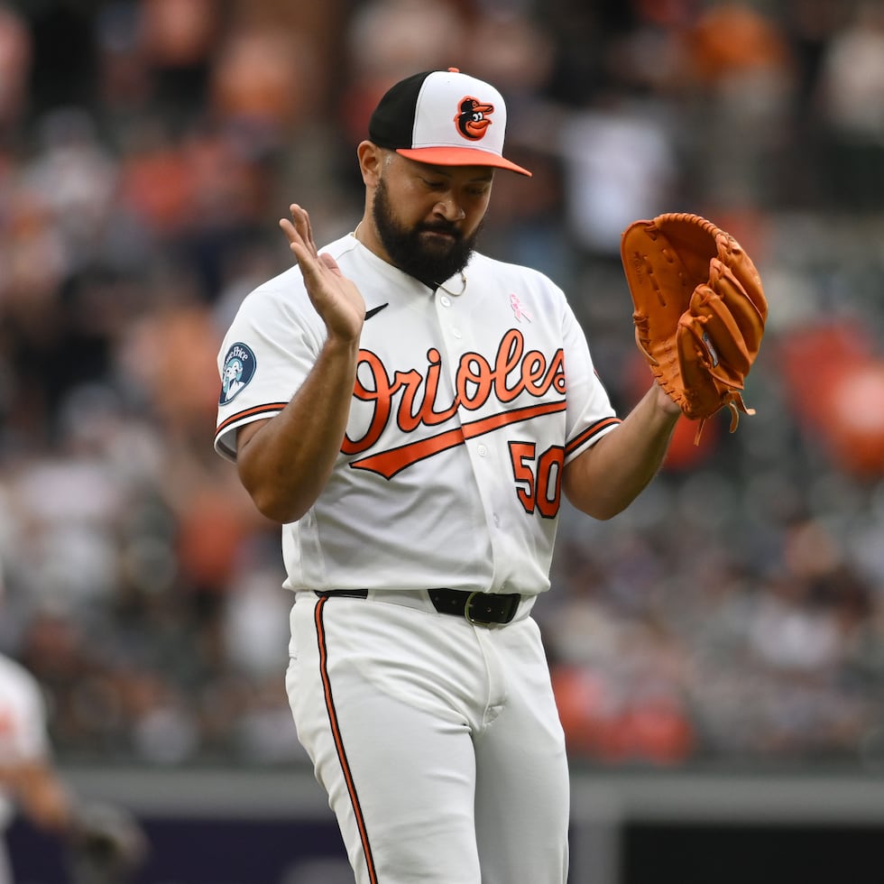 El relevista Rico García atraviesa por una temporada de ensueño con los Orioles.