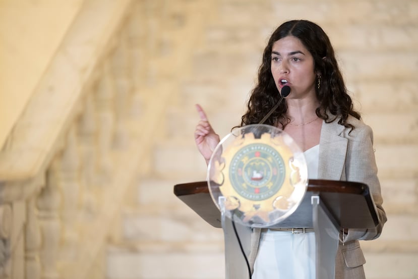 La representante del PIP Adriana Gutiérrez.
