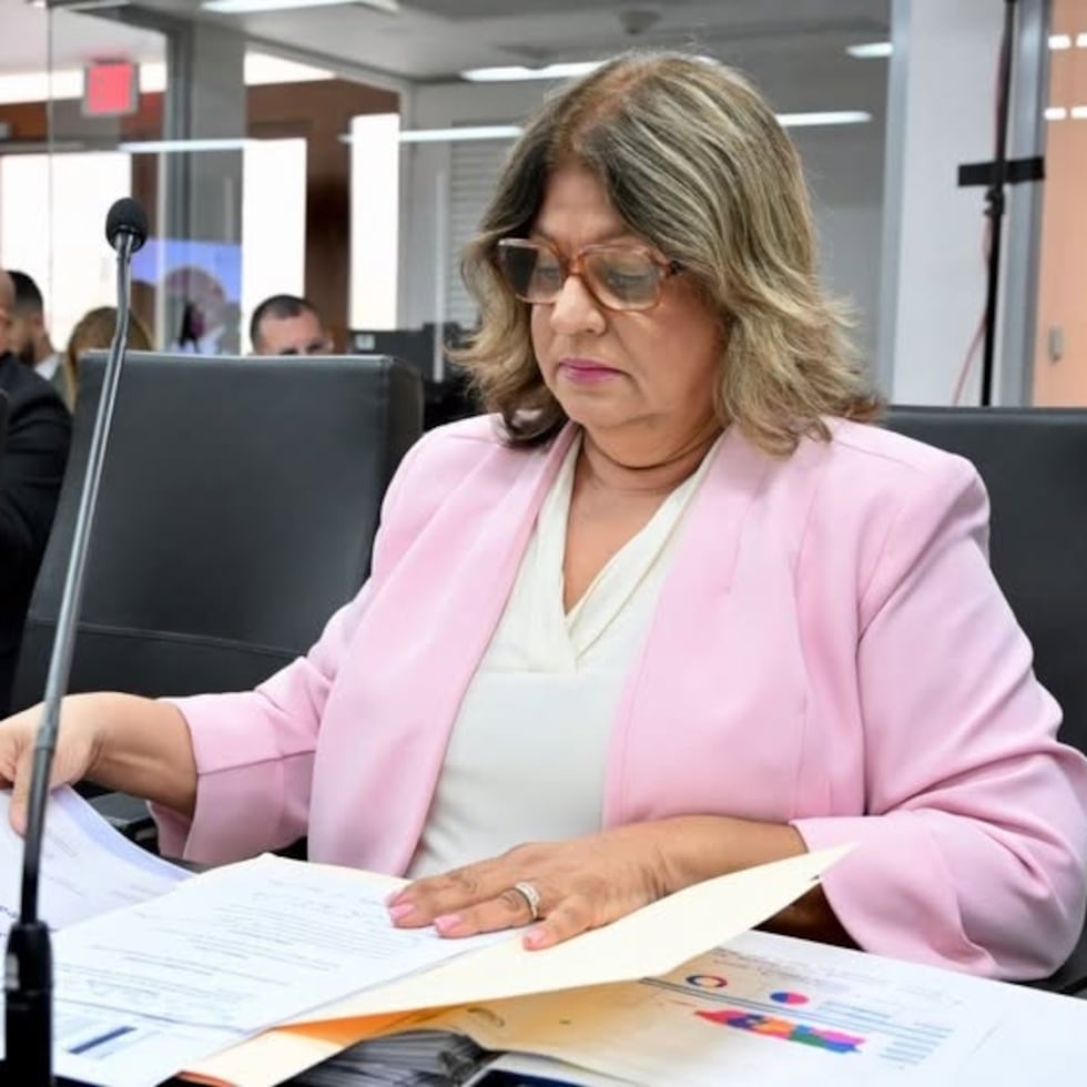 La exadministradora de la Administración de Desarrollo Socioeconómico de la Familia (Adsef), Blanca Medina Díaz.