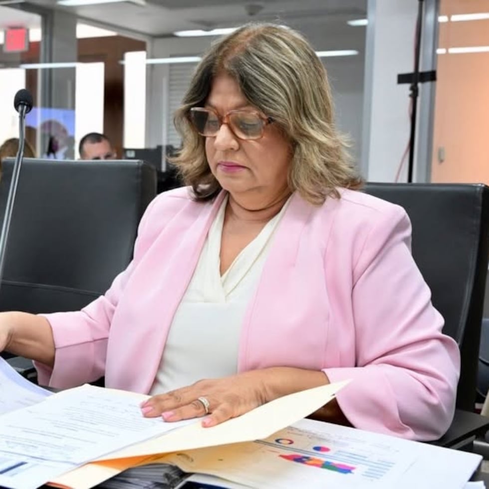 La exadministradora de la Administración de Desarrollo Socioeconómico de la Familia (Adsef), Blanca Medina Díaz.