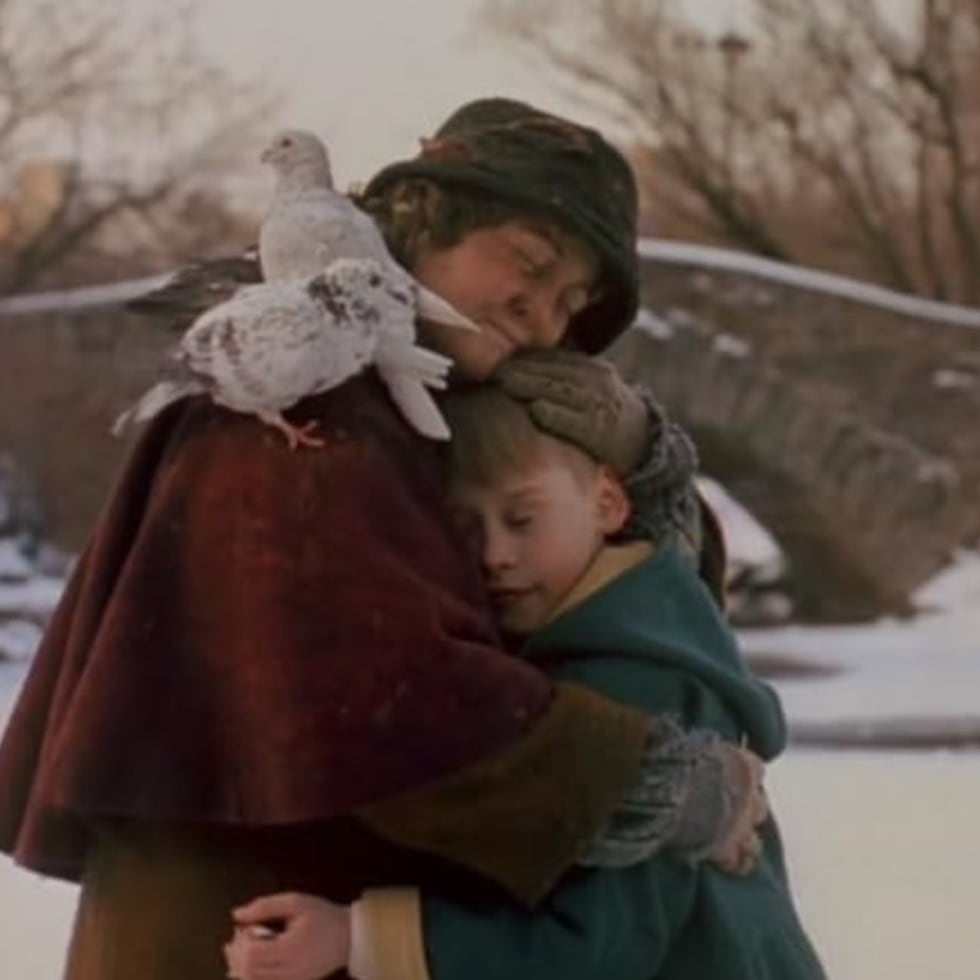 Brenda Fricker en la recordada "señora de las palomas" de "Home Alone 2".