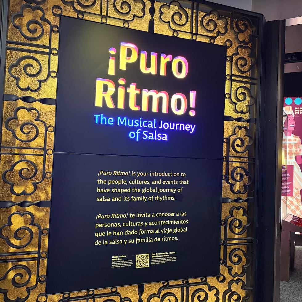 La exhibición Puro Ritmo: El viaje musical de la salsa abrió en la sala latina del Museo Nacional de Historia Americana, en Washington D.C. Foto José A. Delgado