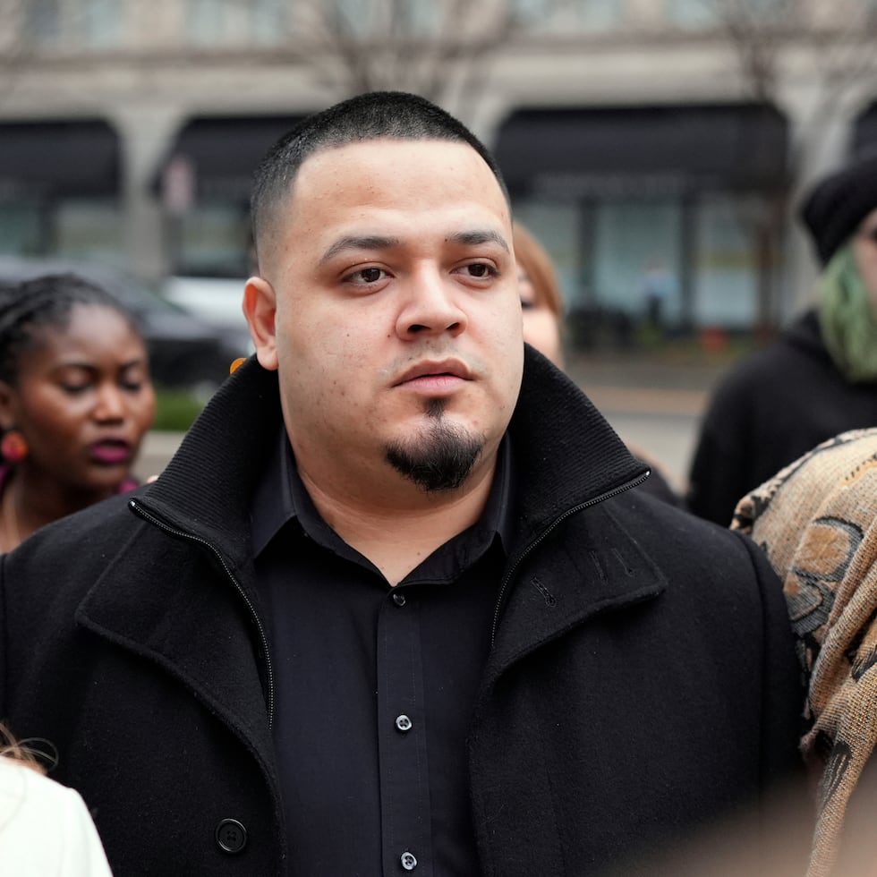 Kilmar Ábrego García llega al tribunal federal en Nashville, Tennessee.