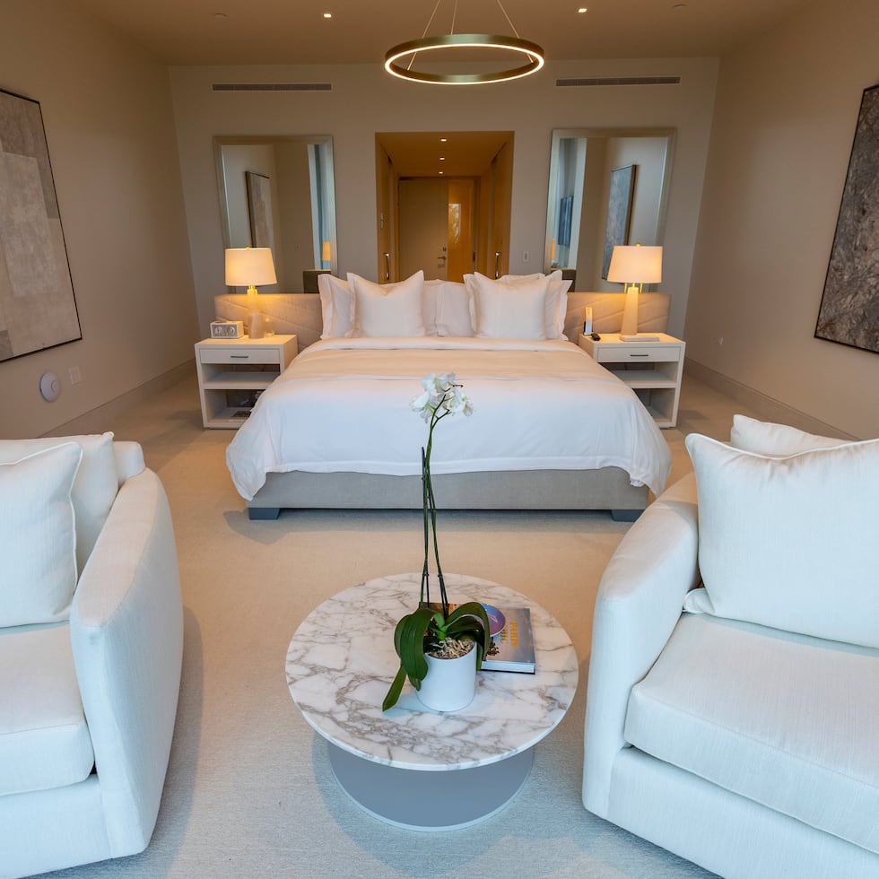 Pictured is a view of one of the residential rooms at the new Four Seasons Resort and Residences Puerto Rico in Rio Grande. Until last month, the resort boasted the St. Regis flag.
