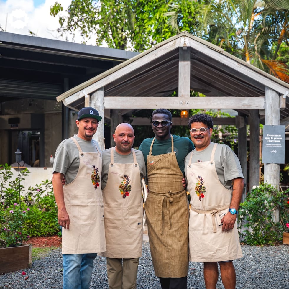 Los chefs (de izquierda a derecha) René Marichal, Raúl Correa, Serigne Mbaye y Xavier Pacheco, se reunirán nuevamente en Nueva Orleans como parte del evento Chef Serigne & Friends: A celebration of Food & Heritage.