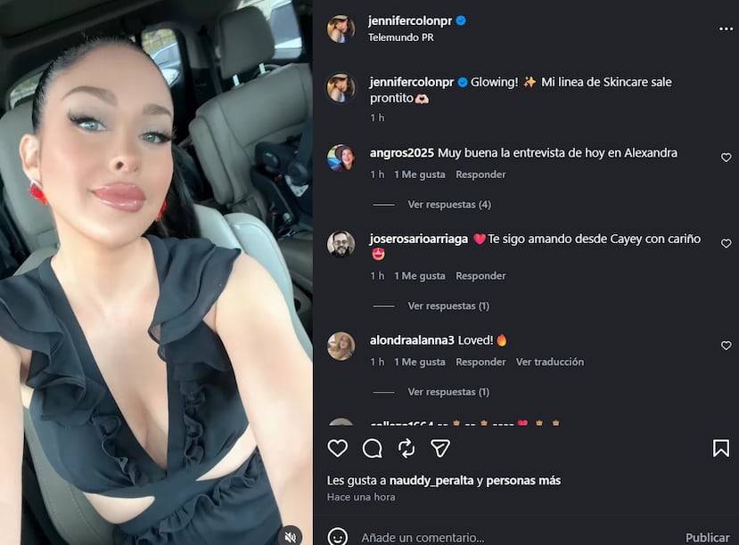 Publicación de Jennifer Colón Alvarado en Instagram.