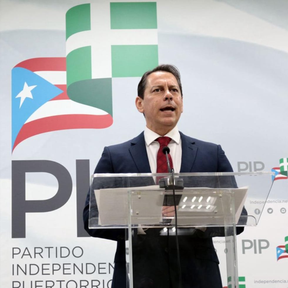 Juan Dalmau, secretario general del PIP, dijo que “el bipartidismo daña la función pública”.