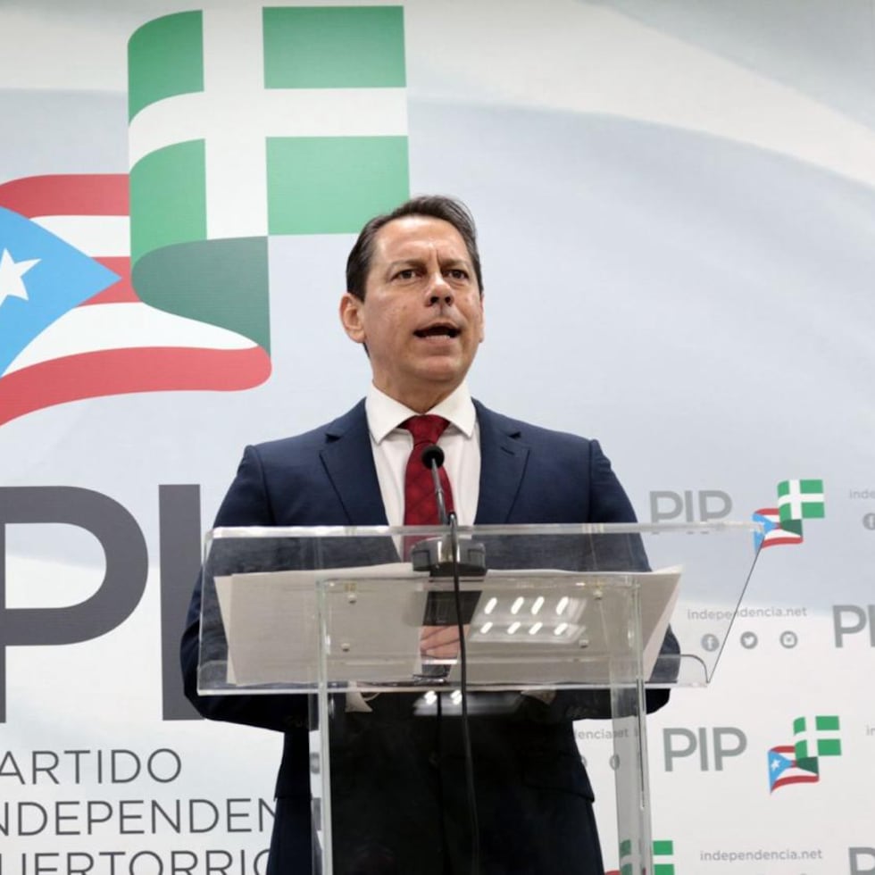 Juan Dalmau Ramírez, secretario general del PIP y pasado candidato a gobernador de la Alianza formada con el Movimiento Victoria Ciudadana