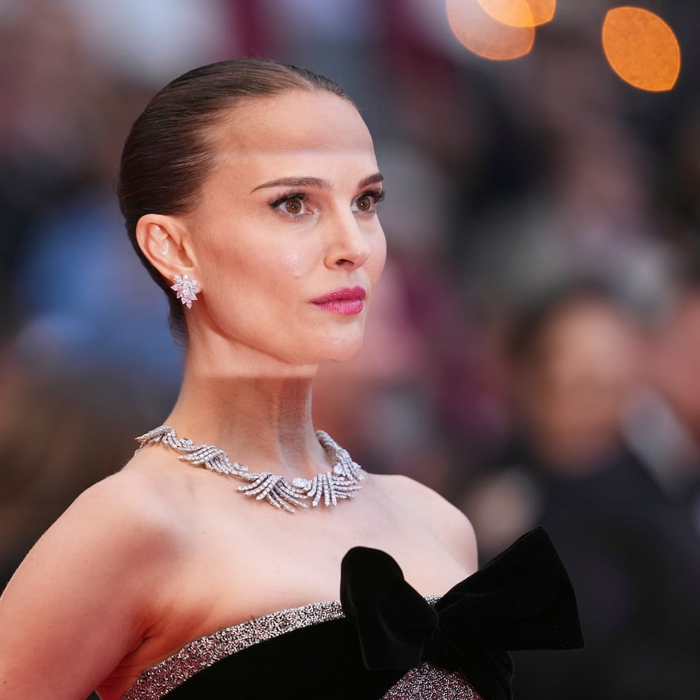 Natalie Portman poses for photographers upon arrival at the premiere of the film 'Eddington' at the 78th international film festival, Cannes, southern France, Friday, May 16, 2025. (Photo by Scott A Garfitt/Invision/AP)