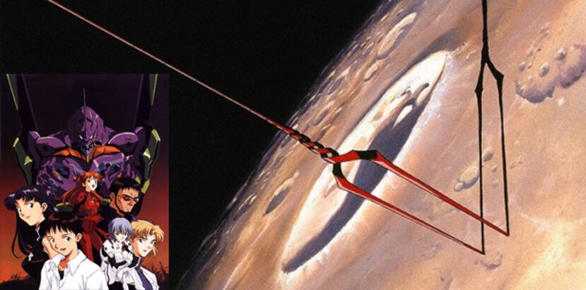 La "Lanza de Longinus" es un artefacto central en la trama de la serie televisiva de ciencia ficción "Neon Genesis Evangelion", una de las más influyentes de la historia.