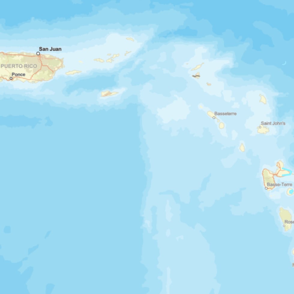 El epicentro del temblor fue ubicado a  162 kilómetros al este-noreste de Beauséjour, en la isla de Guadalupe.