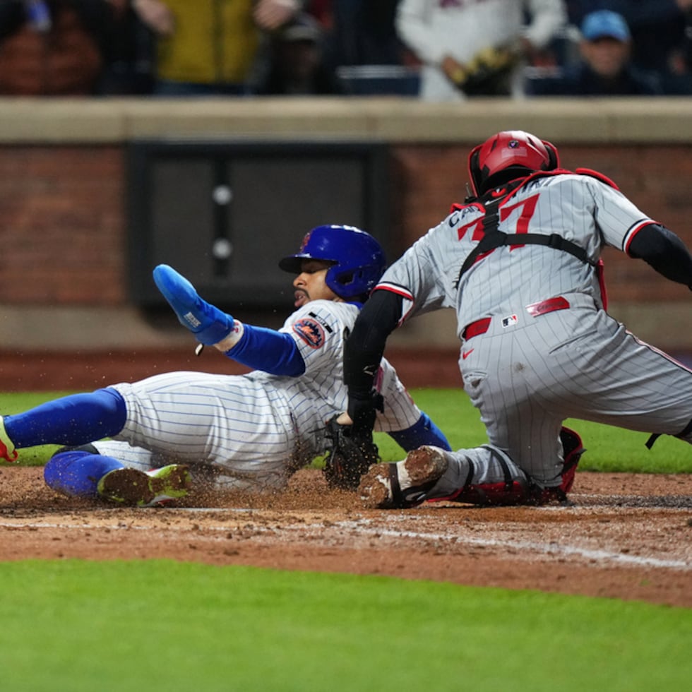 Francisco Lindor anotó en la cuarta entrada con un doblete de Francisco Álvarez, pero en el corrido se le notó avanzar con dificultad.