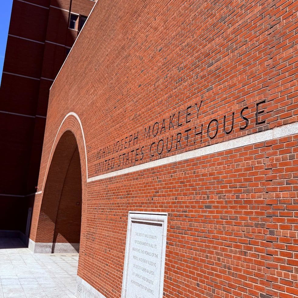 A view of the John Joseph Moakley Federal Building, home of the First Circuit Court of Appeals in Boston, Massachusetts.