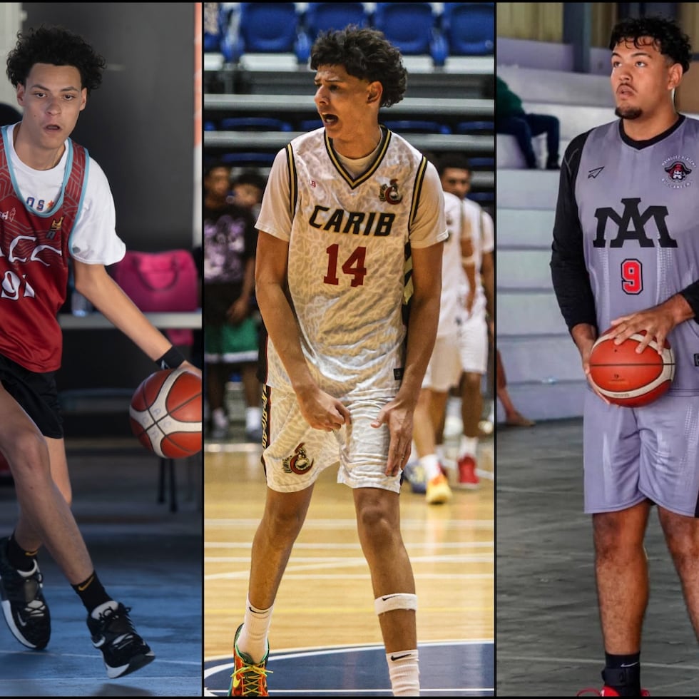 De izquierda a derecha; Lenuel Narváez, James Rivera y Jean Carlos Borrero.