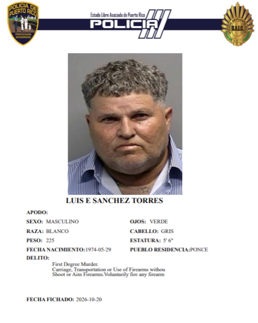 Luis Sánchez Torres, de 52 años de edad y vecino de Yauco.