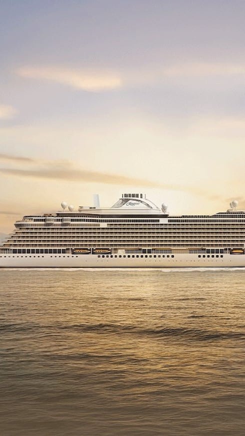 Seven Seas Prestige es uno de los barcos más nuevos de la lista, está programado para debutar en diciembre de 2026. El nuevo barco de Regent Seven Seas tendrá capacidad para 822 pasajeros y 411 suites, todas con balcón.