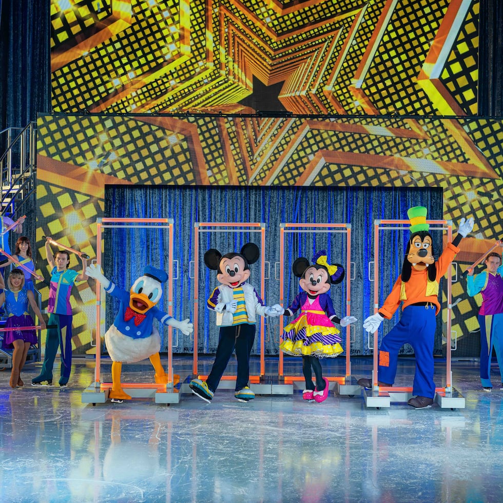 Personajes de Disney on Ice.