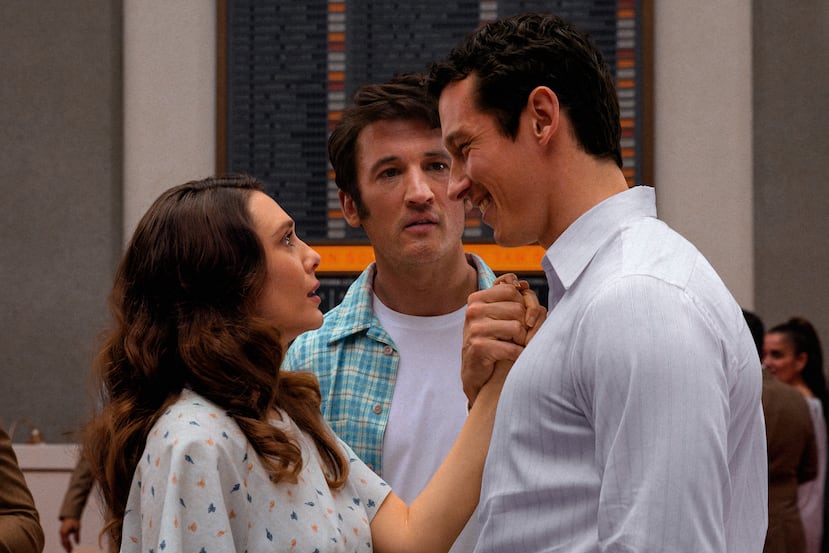 Elizabeth Olsen, Miles Teller y Callum Turner son los protagonistas de la película "Eternity" de Apple TV+.