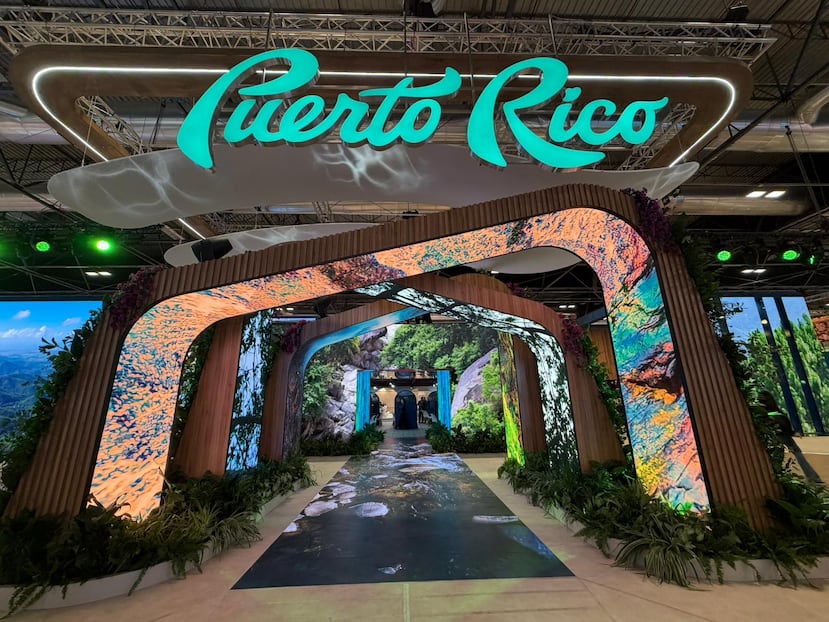 Exhibidor de Puerto Rico en la Feria Internacional de Turismo en Fitur.
