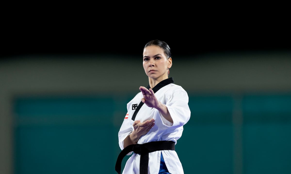 ¡Llegó la primera medalla! Arelis Medina logra el bronce para Puerto Rico en taekwondo