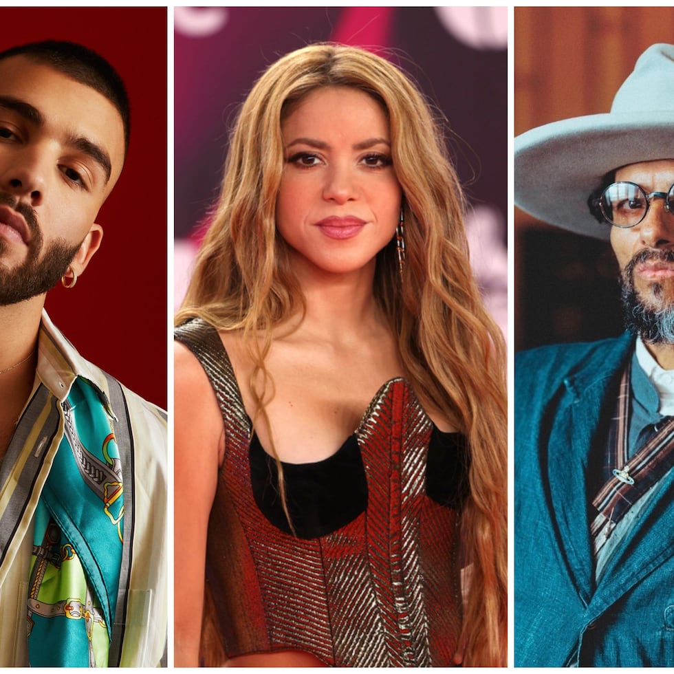 Manuel Turizo, Shakira y Draco Rosa.