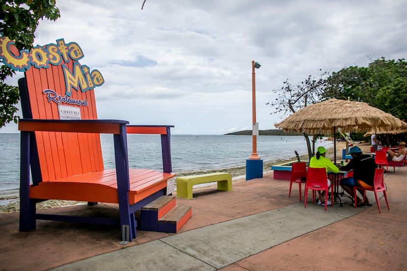 Silla Gigante en el balneario de Seven Seas en Fajardo