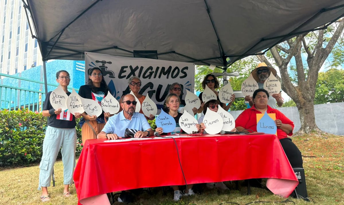 Ciudadanos convocan manifestación el 4 de agosto por crisis del agua en Puerto Rico