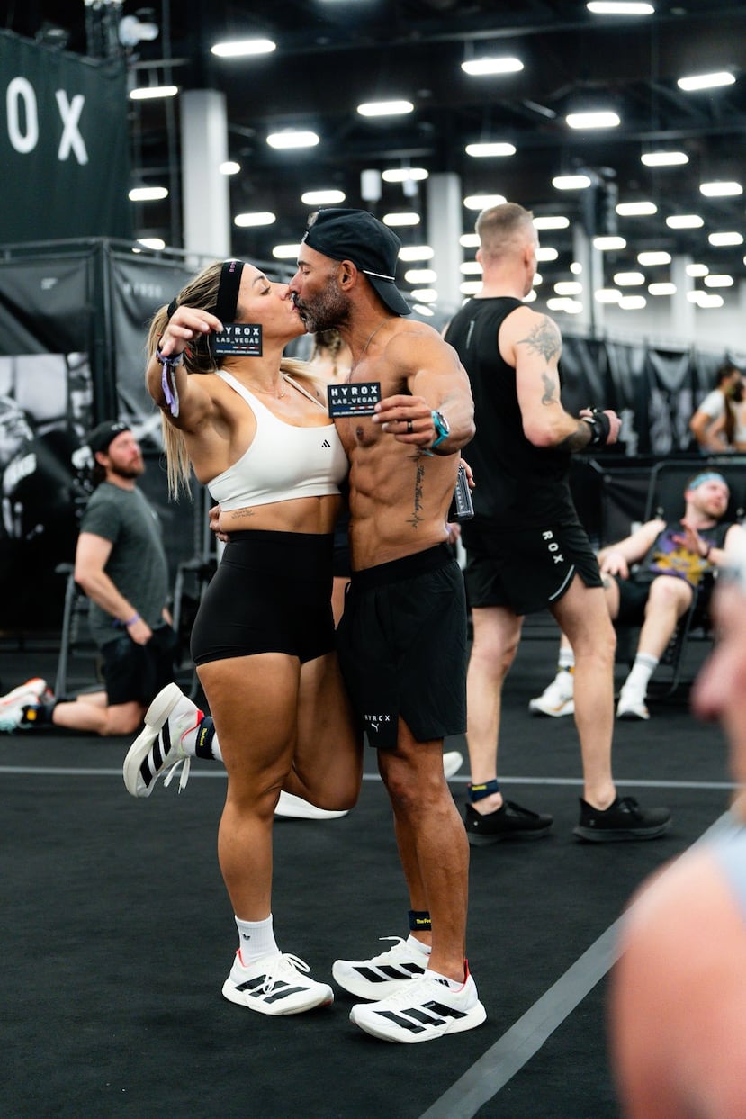La pareja completó el HYROX Las Vegas, una de las competencias más exigentes en el mundo del ''fitness''.