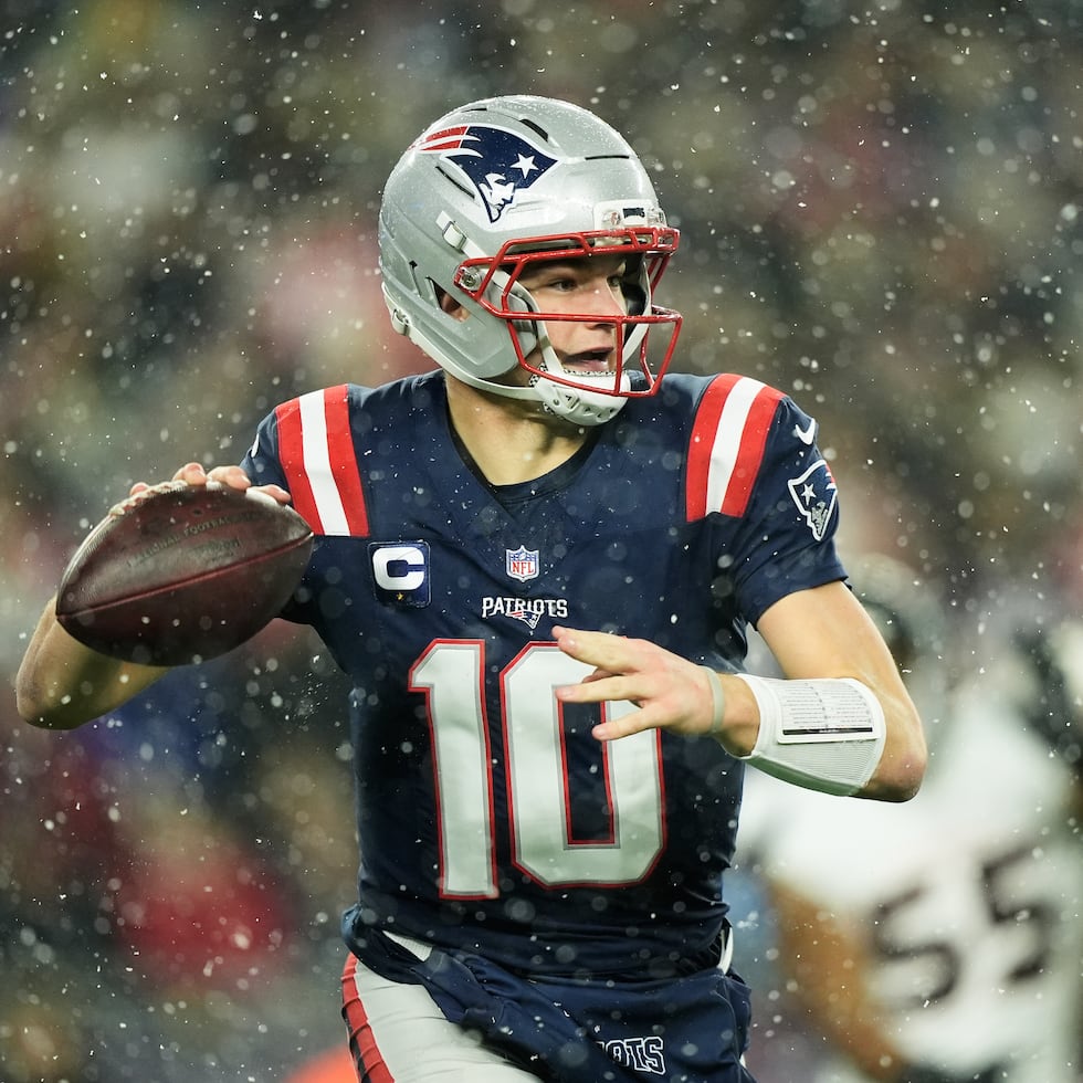 Drake Maye es el quarterback de los Patriots.