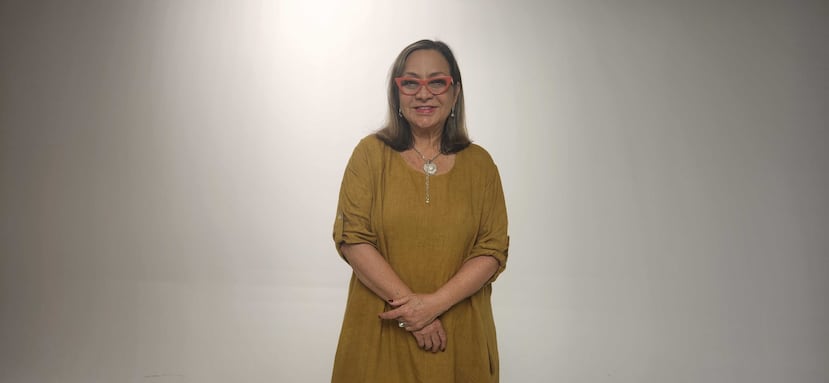 La actriz Elba Escobar.