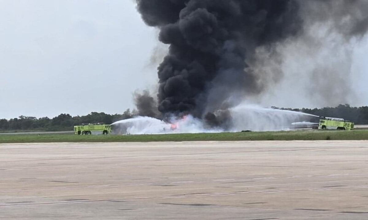 Avión privado que salió de Puerto Rico se estrella en aeropuerto de República Dominicana