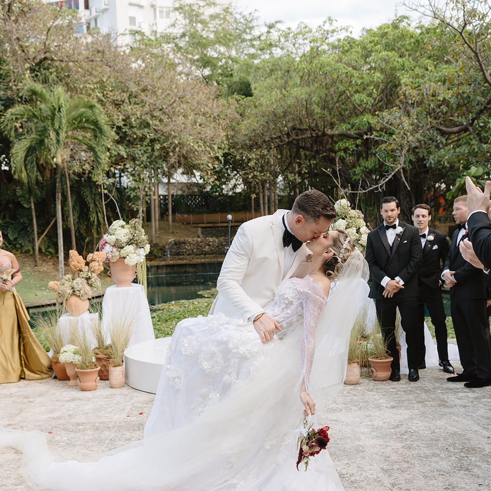 Los recién casados comenzaron su relación hace seis años.