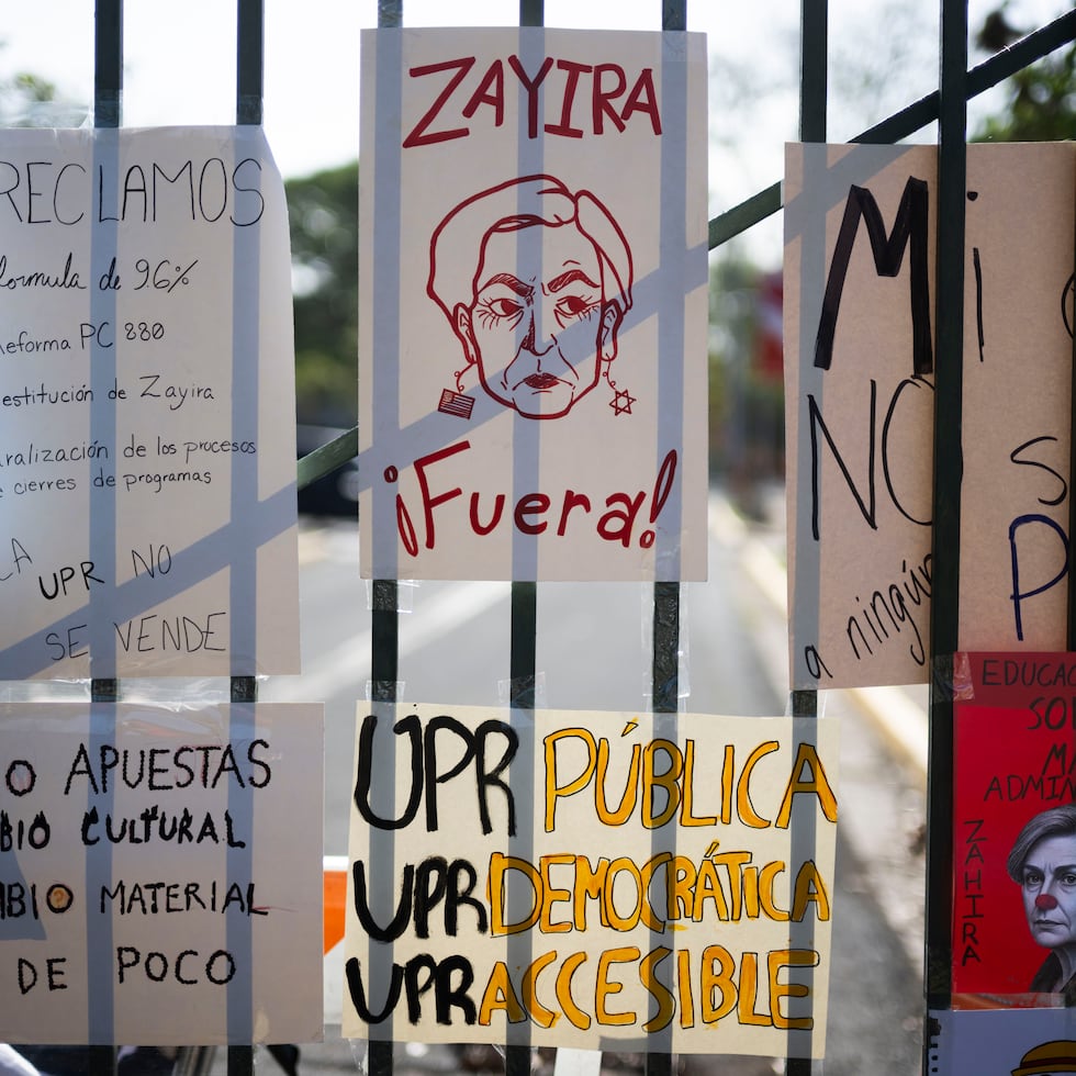 Los estudiantes de Río Piedras han reclamado la salida de Jordán Conde como presidenta de la UPR, al igual que otros recintos que han paralizado labores, como Mayagüez, Ponce y Bayamón.