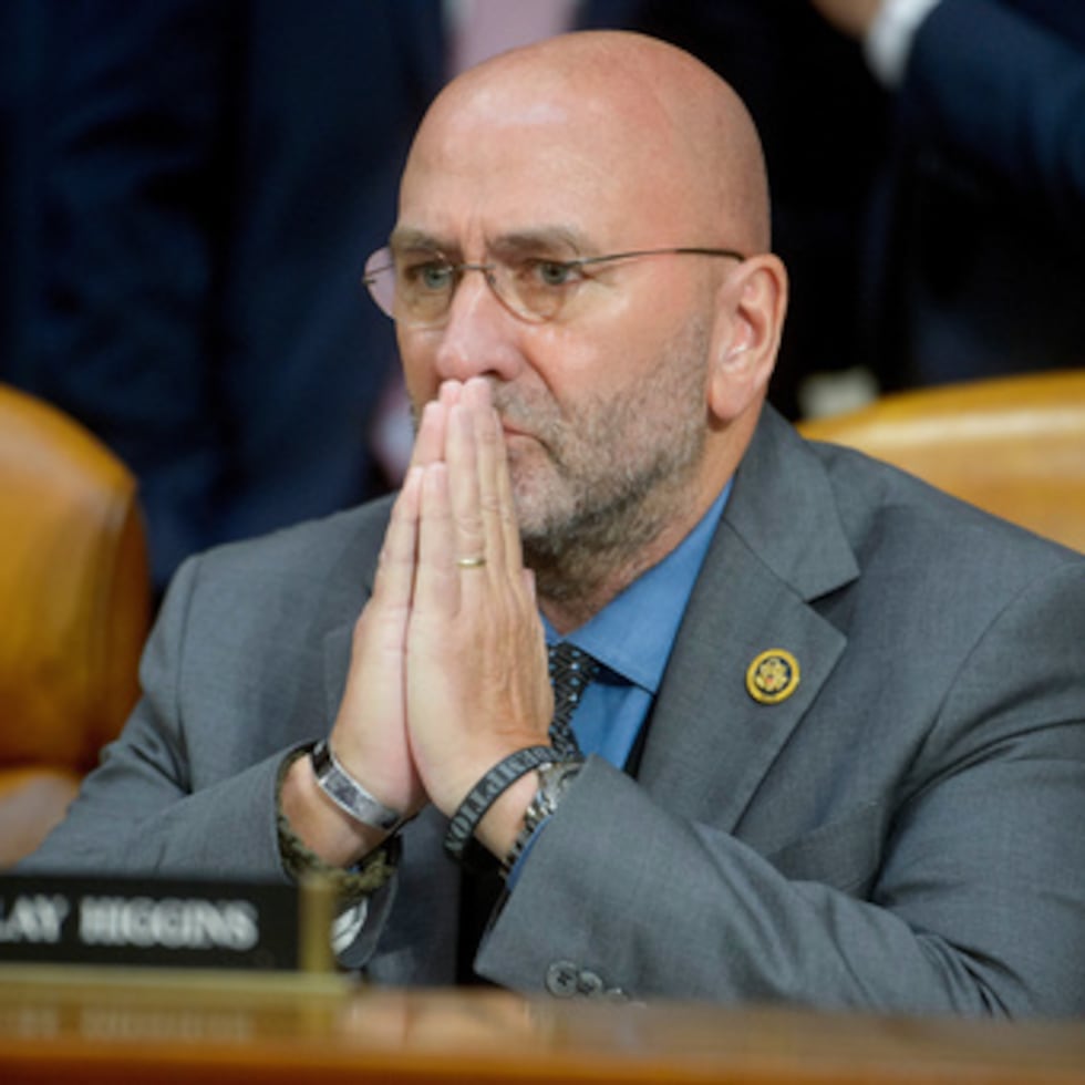 El representante Clay Higgins.