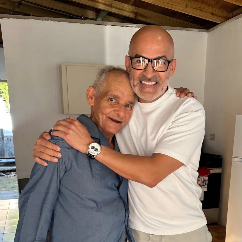 Juan Sanabria y su hermano Julio César Sanabria.
