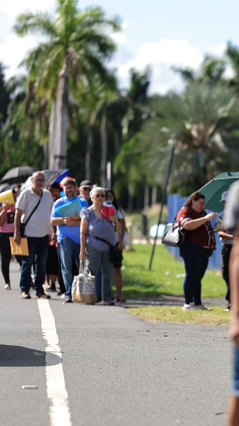 Bajo el sol y en una fila kilométrica, cientos de adultos mayores y otros participantes del Programa de Asistencia Nutricional (PAN) esperaban este sábado para recertificarse y volver a recibir ese beneficio.
