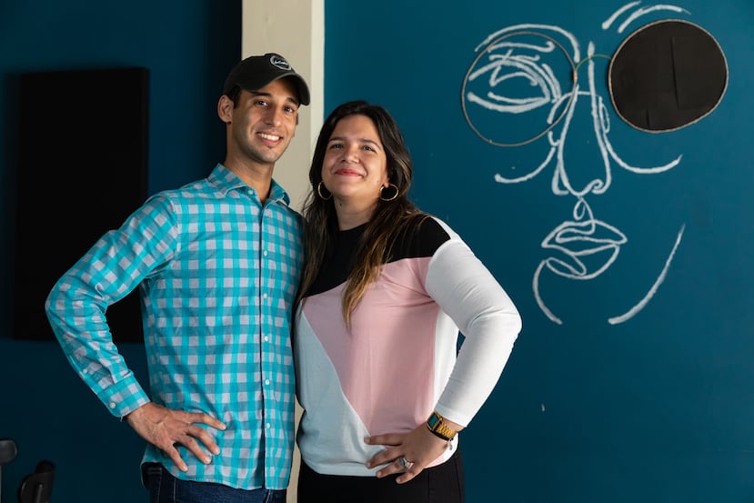 Los propietarios Lisa Irizarry Colón y Juan Felipe Andújar Zengotita.