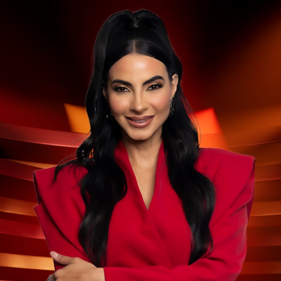 Modelo y presentadora, Patricia Corcino.