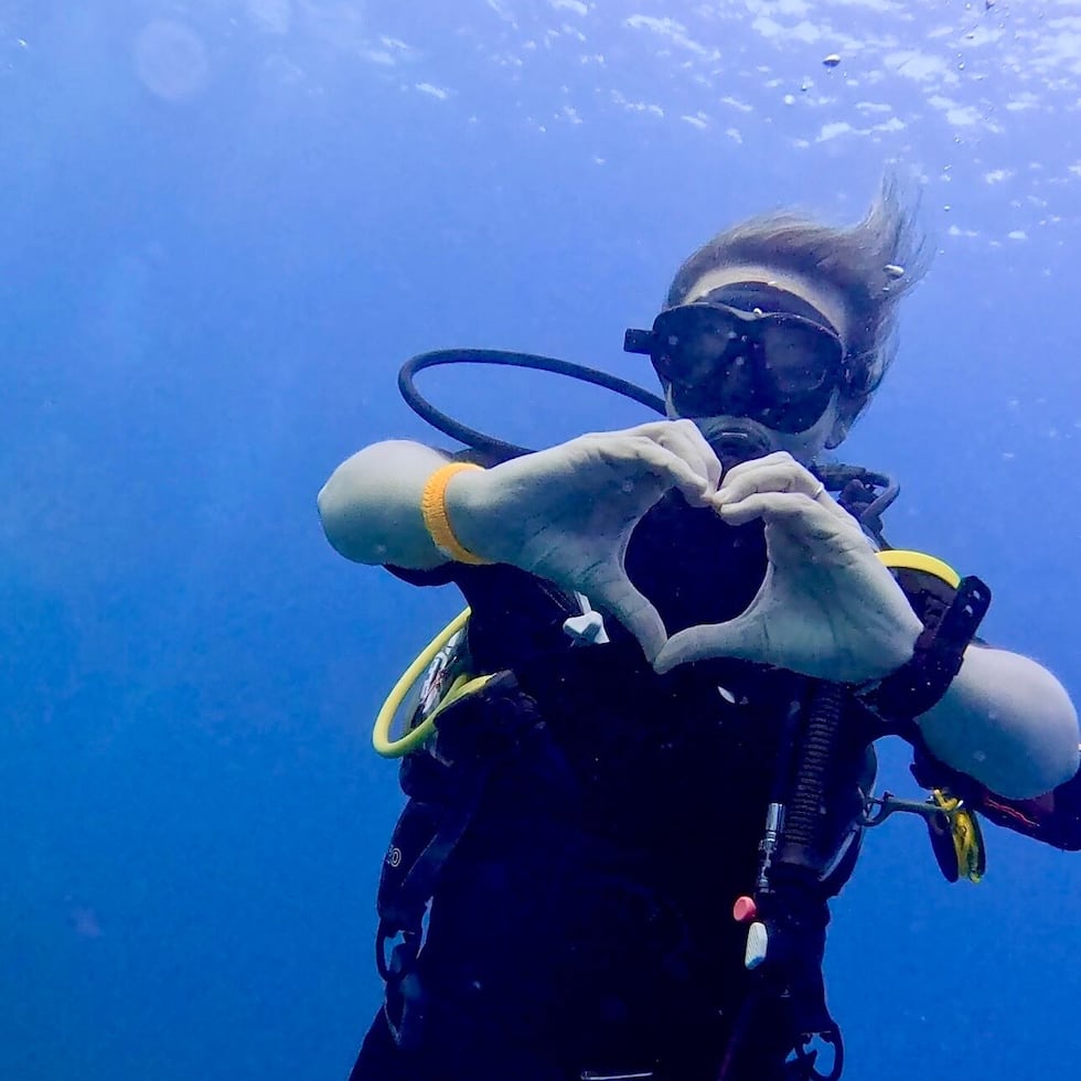 Angie Orth in Maldives.