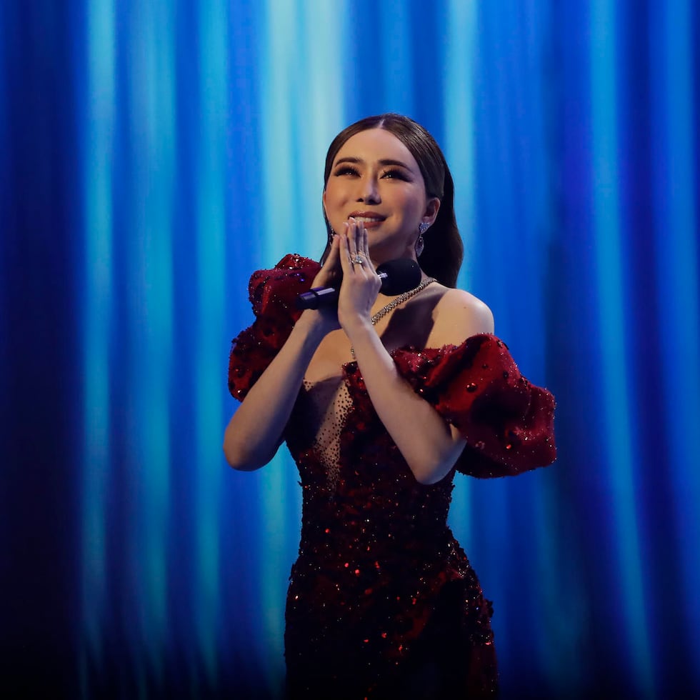 Anne Jakapong Jakrajutatip, es la propietaria de la multinacional tailandesa JKN Global Group, que organizó el Miss Universe en El Salvador. EFE/ Rodrigo Sura