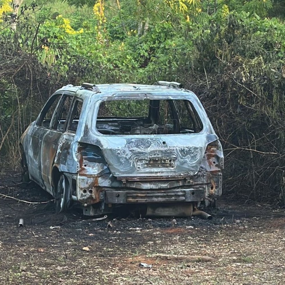 El vehículo fue encontrado en una zona rural de Morovis.