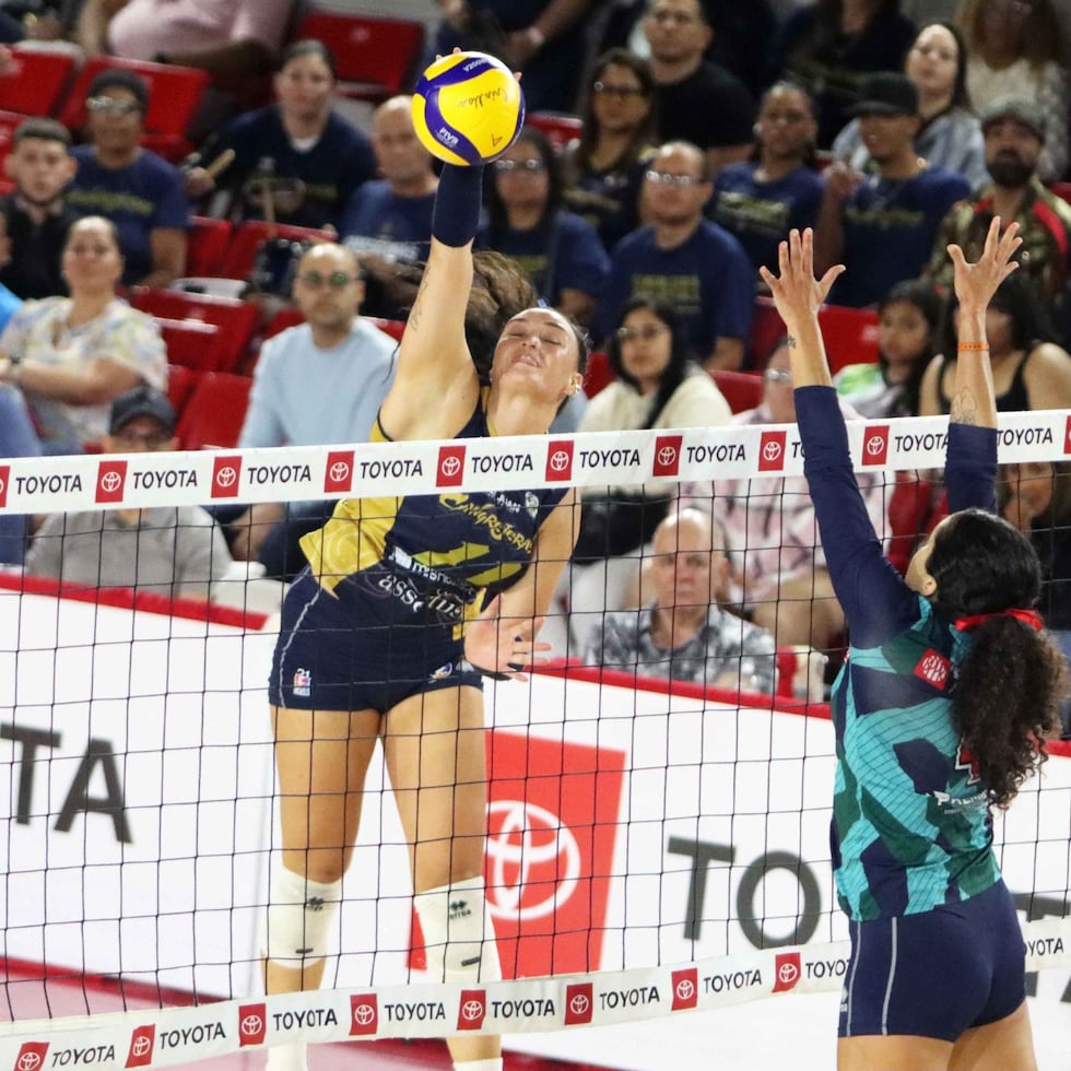 Tamara Otene logró 17 ataques positivos en tres sets y agregó dos bloqueos para liderar a Santurce.