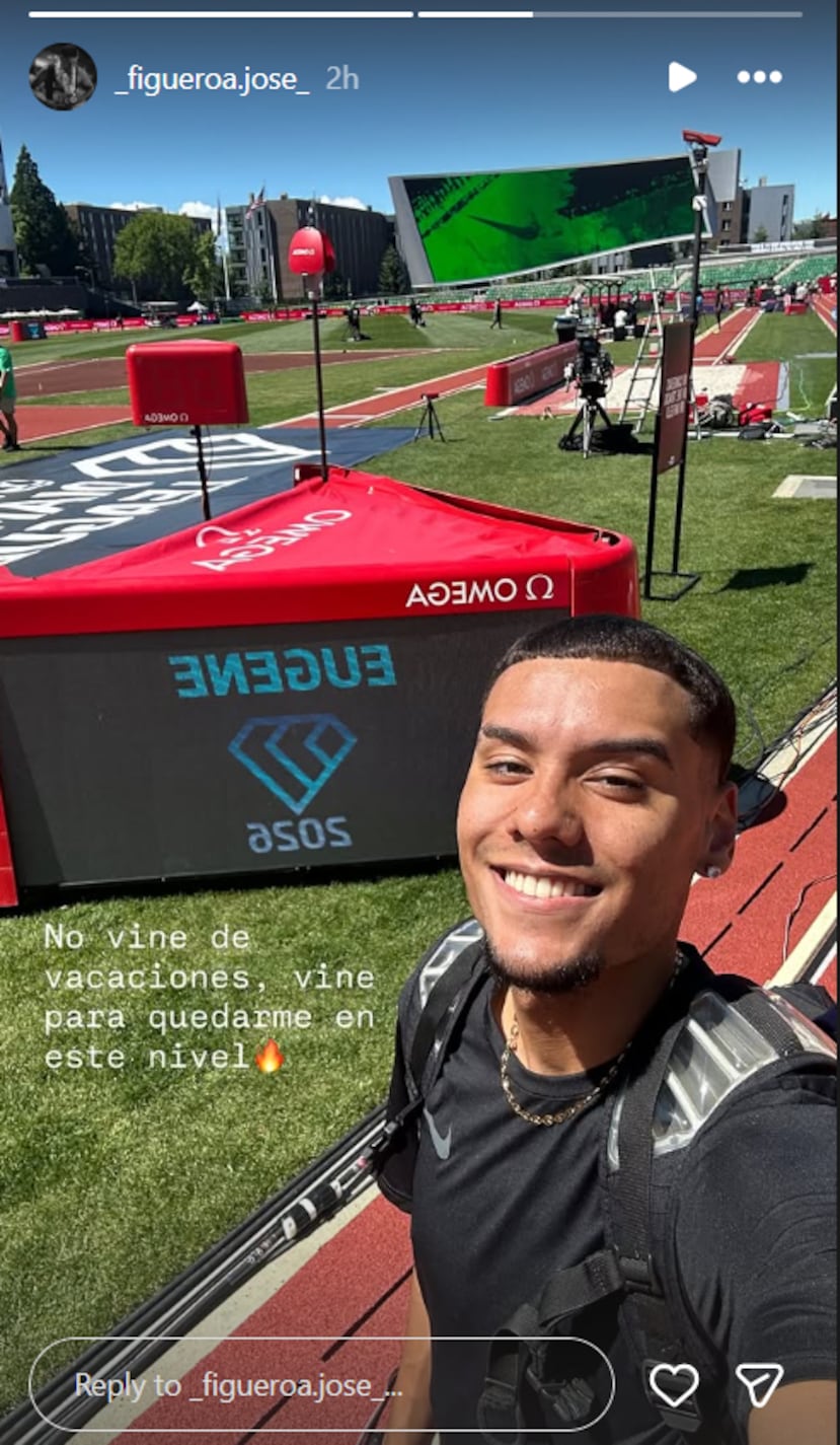 José Figueroa publicó este mensaje en Instagram sobre su debut en la Liga Diamante.